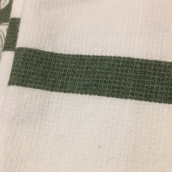 Sage Green Floral Kitchen Towel Set of Two NWT Market Finds Cotton 18x28” - Picture 9 of 16